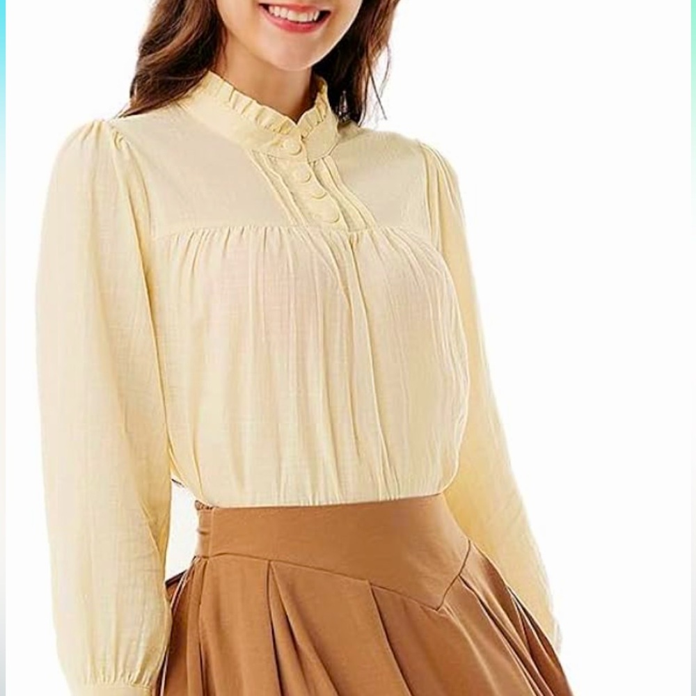 Scarlet Darkness Victorian Blouse x2